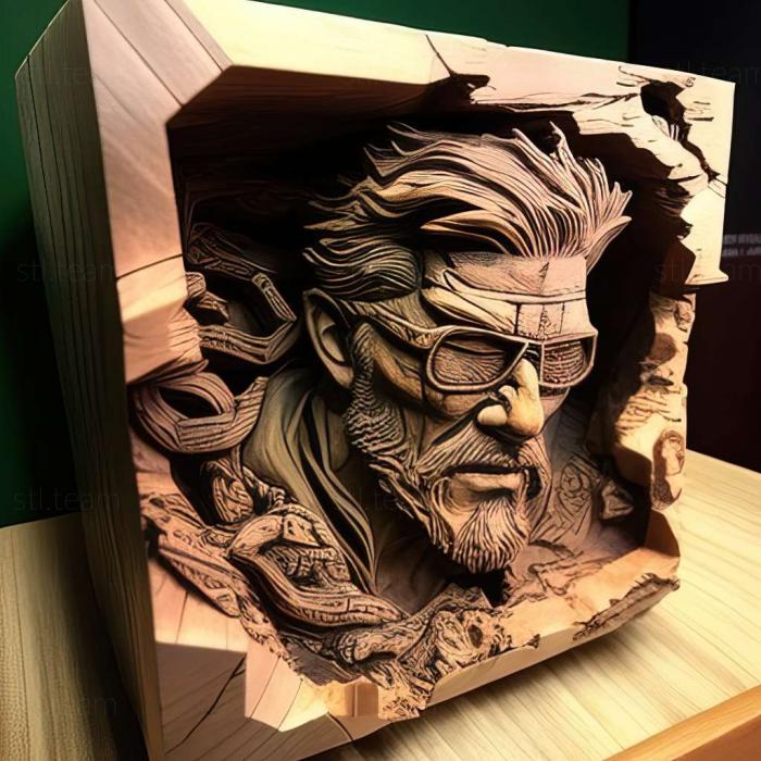 3D model Metal Gear Solid Portable Ops game (STL)